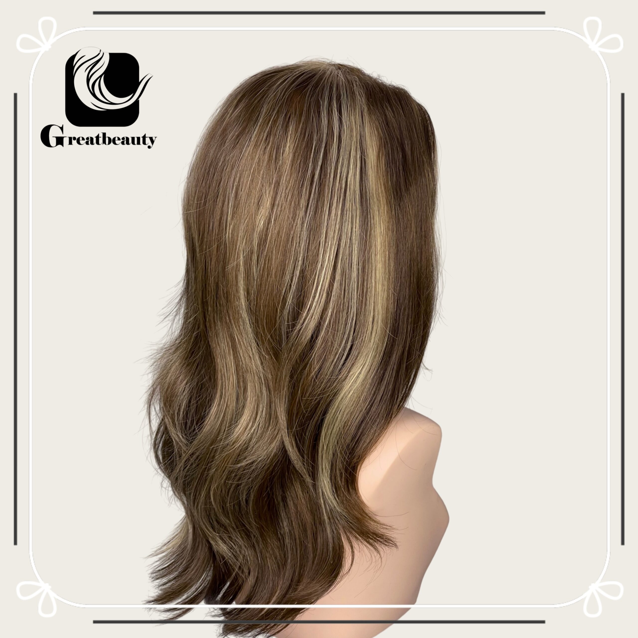 Soft Wave Butter Blonde Highlights 13*6 Lace Front Wig with Diamond Lace 22inch - 图片 2